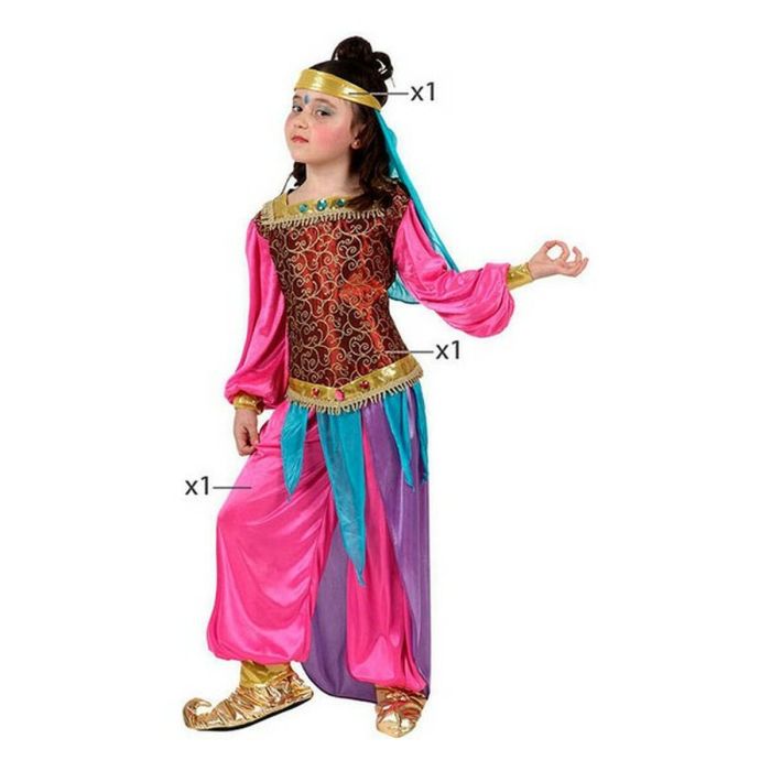 Disfraz Princesa Árabe 10-12 Años Multicolor 5