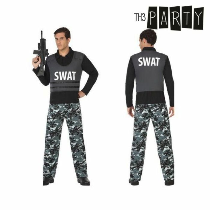 Disfraz para Adultos Policía Swat 9