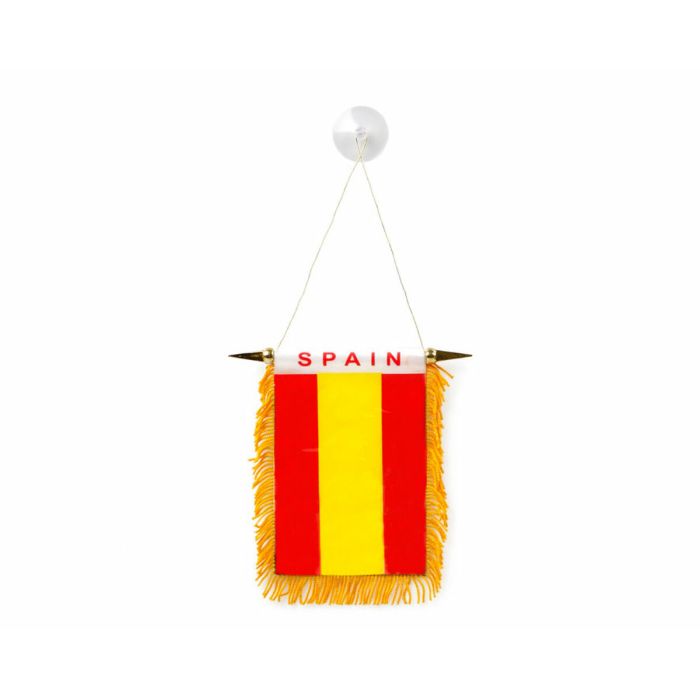 Bandera 12 cm España Fijación con ventosa
