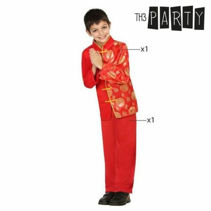 Disfraz para Niños Chino Rojo 5