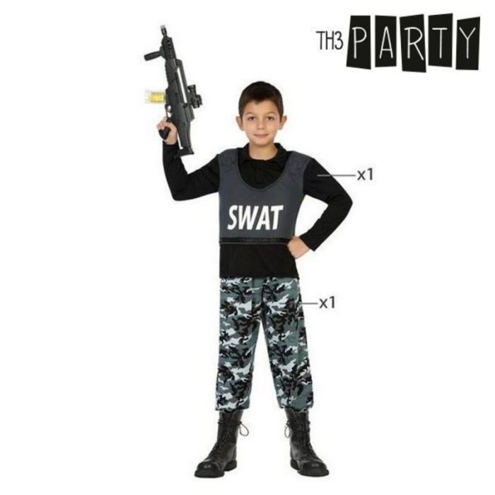 Disfraz para Niños Policía Swat (2 pcs) 5