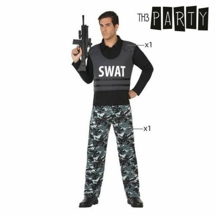 Disfraz para Adultos Policía Swat 6