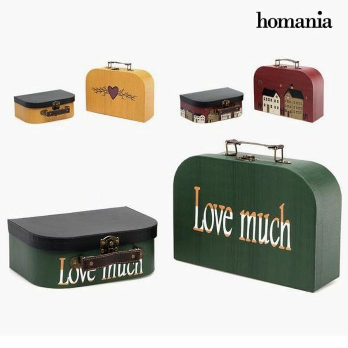 Caja Decorativa Homania (2 pcs) Cartón (2 Unidades)