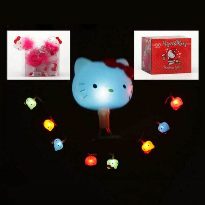 Guirnalda de Navidad (2 m) Hello kitty Multicolor