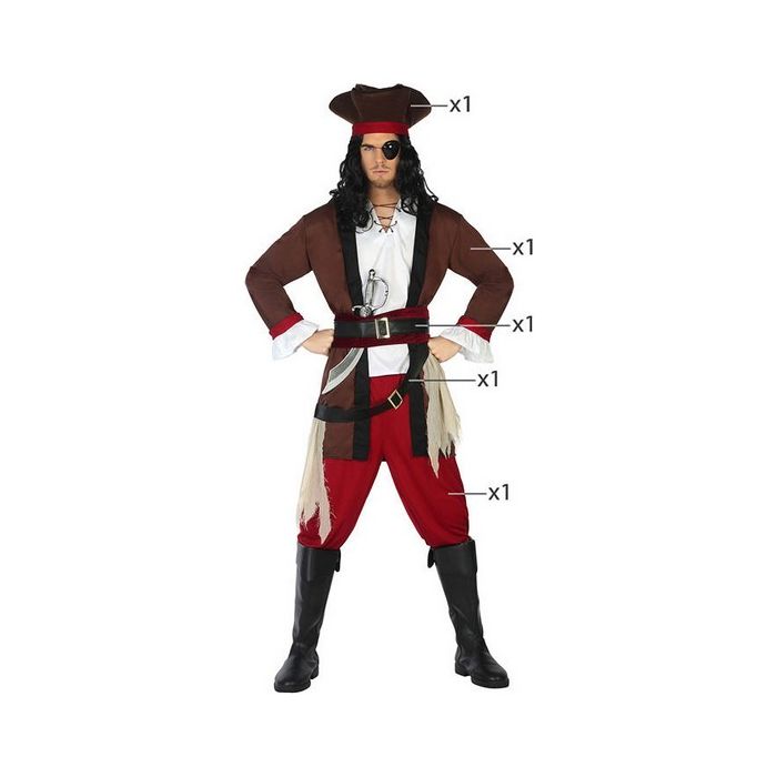 Disfraz para Adultos Th3 Party Pirata Hombre 5