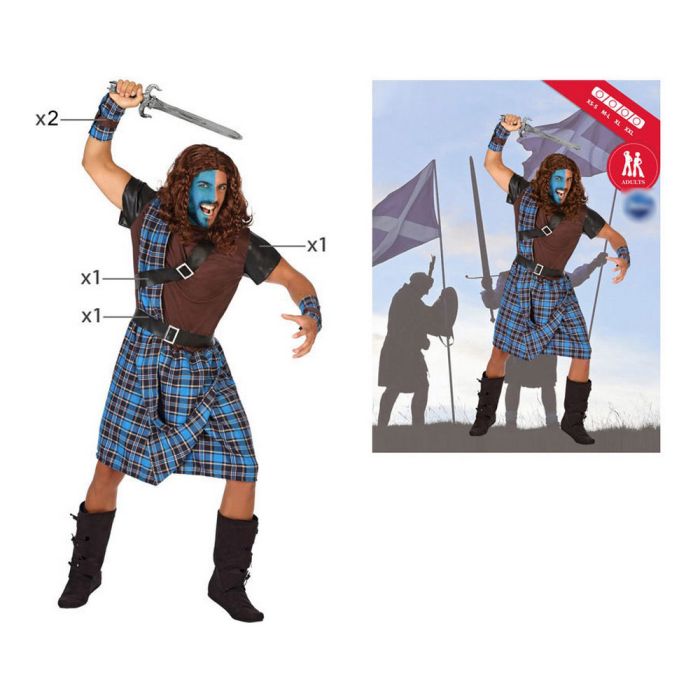Disfraz para Adultos Escocés 7