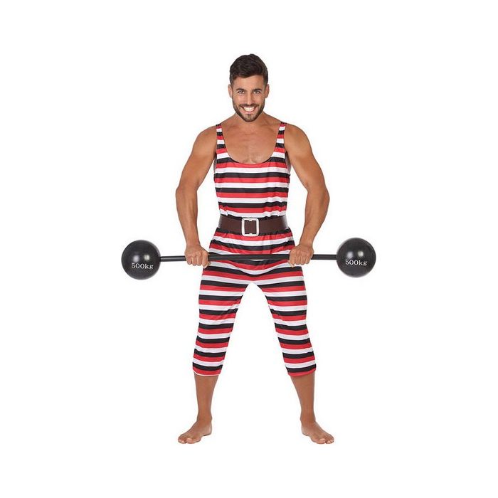 Disfraz para Adultos Hombre Forzudo Multicolor Circo 2 Disfraz para Adultos Hombre Forzudo Multicolor Circo 2