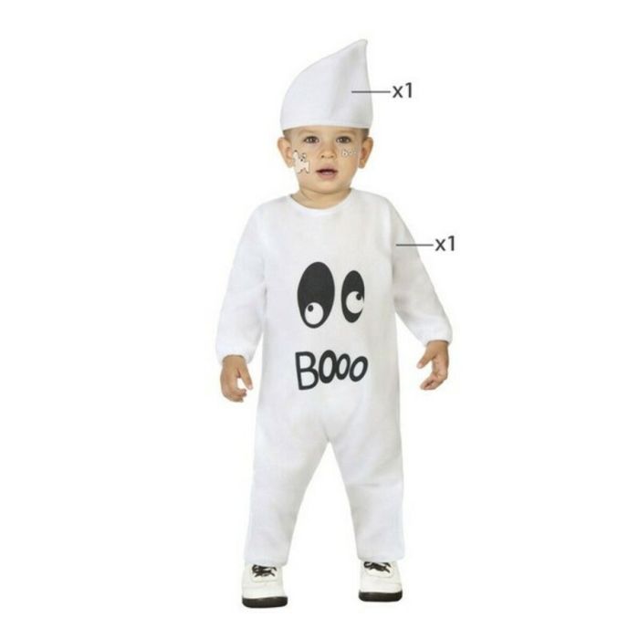 Disfraz para Bebés Blanco 2