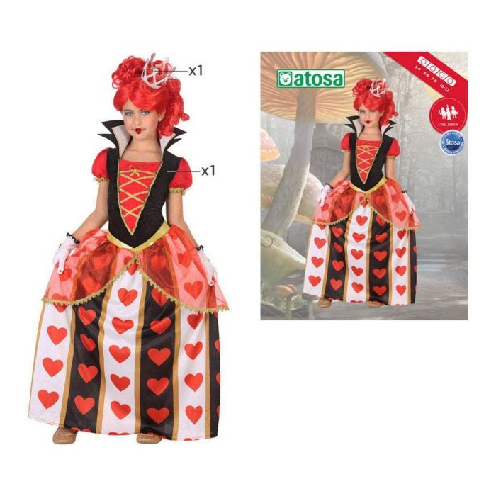 Disfraz para Niños DISFRAZ REINA CORAZONES 10-12 56873 10-12 Años Reina de Corazones Multicolor Fantasía 3 Disfraz para Niños DISFRAZ REINA CORAZONES 10-12 56873 10-12 Años Reina de Corazones Multicolor Fantasía 3