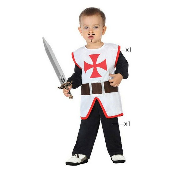 Disfraz para Bebés Caballero Cruzadas Multicolor (2 Unidades) (2 pcs) 3