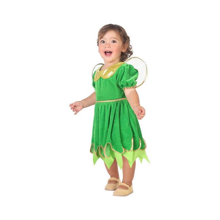Disfraz infantil Hada Verde Fantasía 3