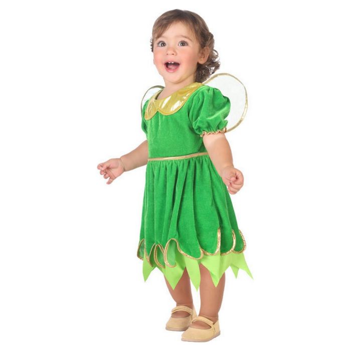 Disfraz infantil Verde Fantasía Hada (2 Piezas)