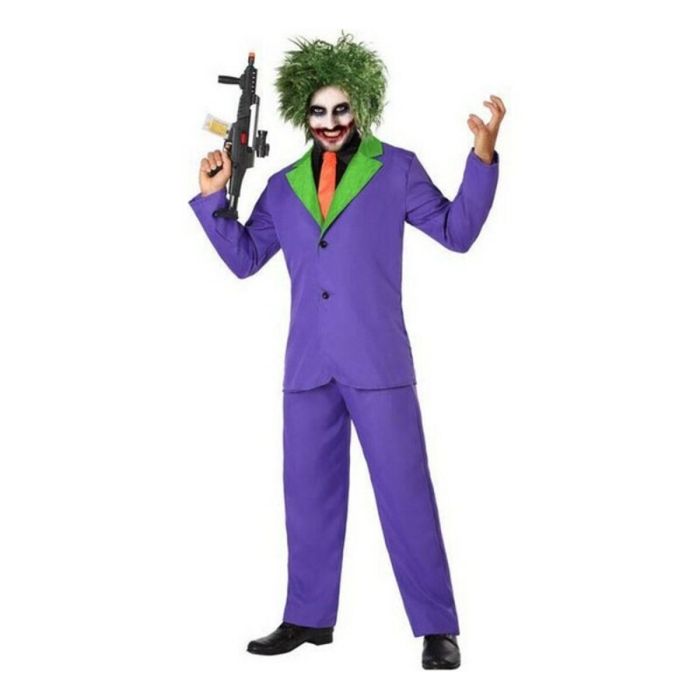 Disfraz para Adultos Joker Morado Asesino (3 Piezas)