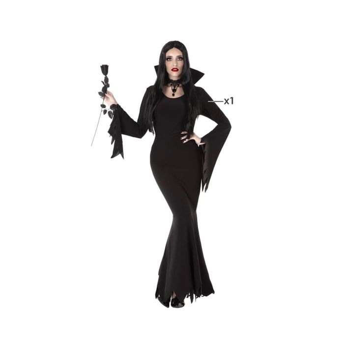 Disfraz para Adultos Vampiresa Negro M/L (1 unidad) 8