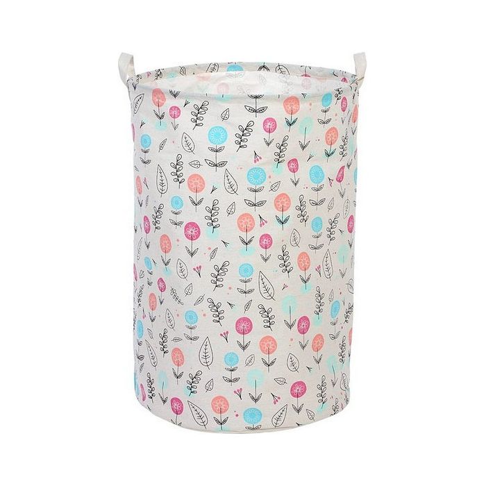 Cesto para la Ropa Sucia Estampado Flores 111867