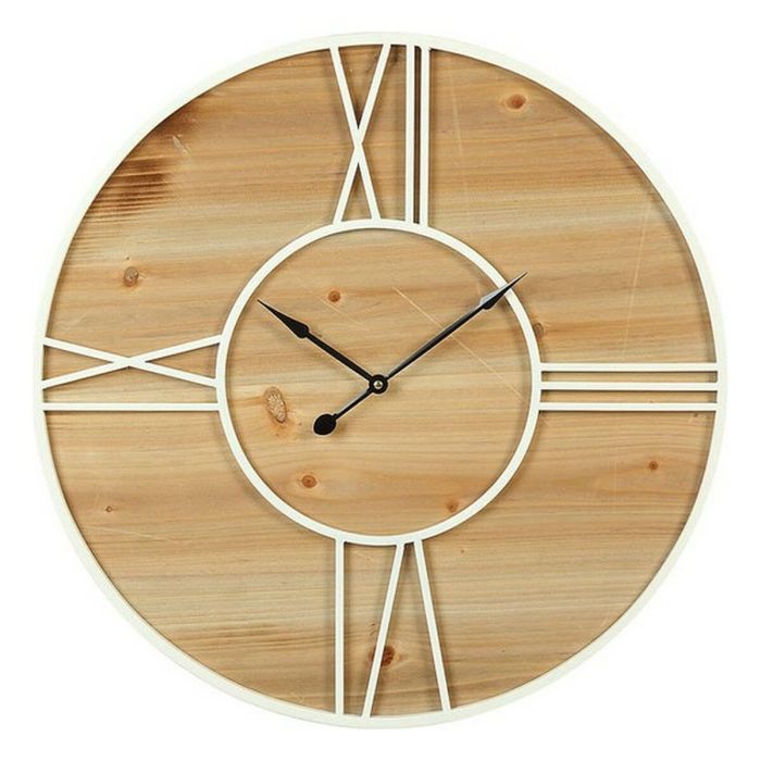 Reloj de Pared Circular Marrón (60 x 60 x 4,5 cm)