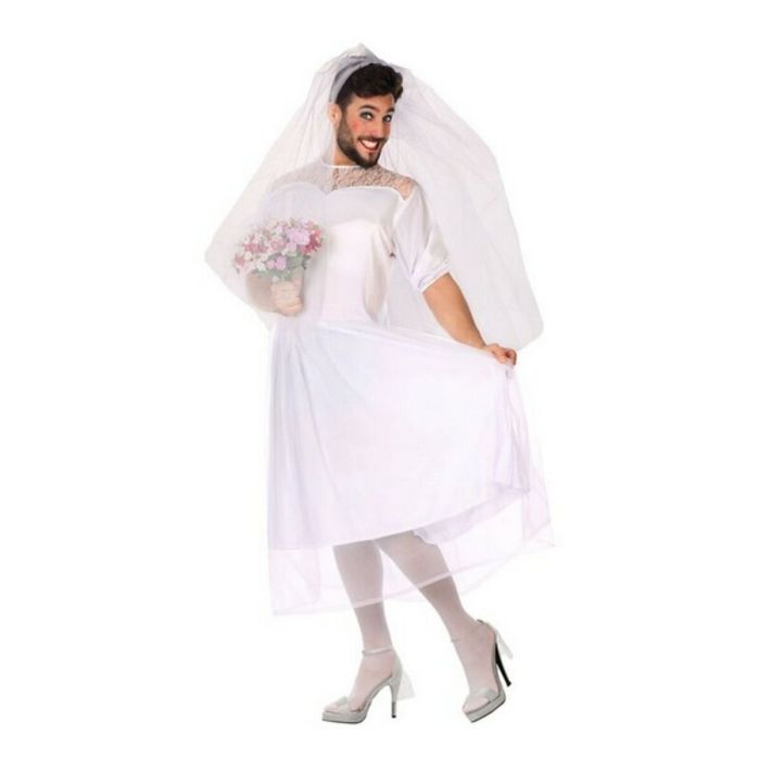 Disfraz para Adultos (2 pcs) Novia Vestido de novia 3