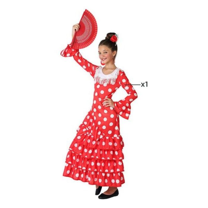Disfraz para Niños Sevillana Rojo 7