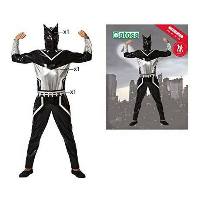 Disfraz para Adultos Black Panther Superhéroe Negro 2