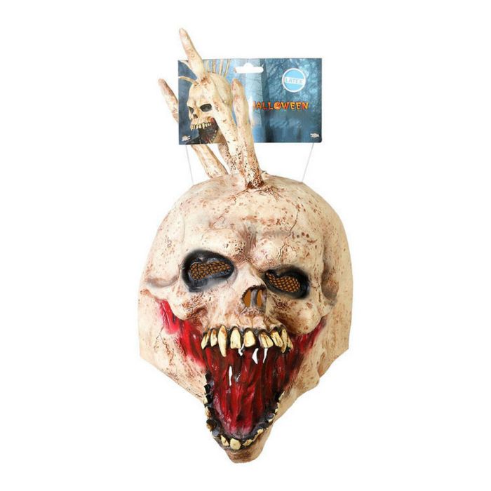 Máscara Halloween Calavera Marrón 1