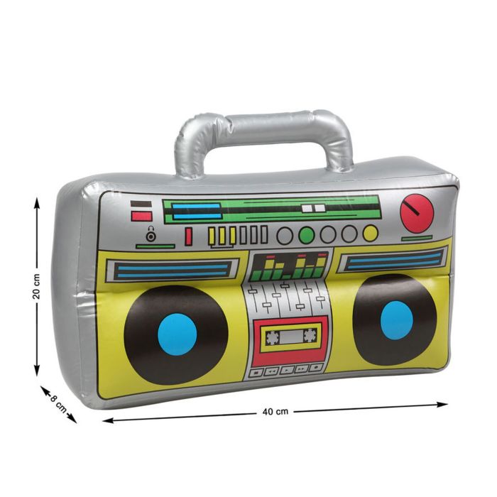 Radio Cassette Accesorios para Disfraz Hinchable 40 x 20 x 8 cm