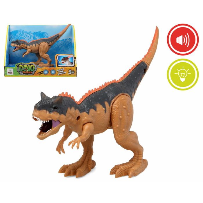 Dinosaurio DinoWalkers Naranja 22 x 16 cm 1 Dinosaurio DinoWalkers Naranja 22 x 16 cm 1