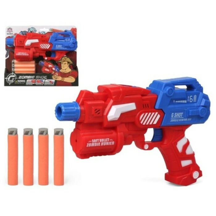 Pistola de Dardos Azul Rojo (23 x 20 cm)