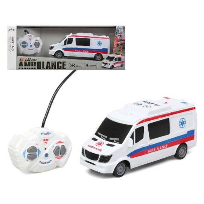 Ambulancia Ambulance Radio Control 1:32 36 x 14 cm