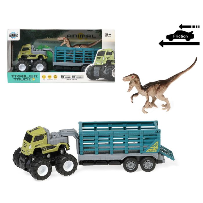 Camión Dinosaurio 30 x 15 cm