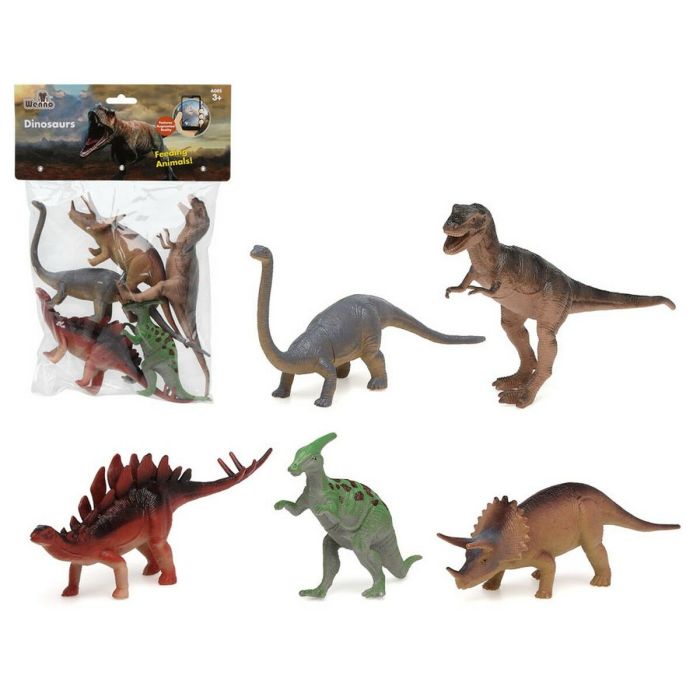 Set de Dinosaurios 31 x 23 cm (5 Unidades)