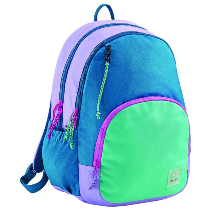 Mochila Triple Oslo Reciclada Rider Purple Miquelrius MR19342