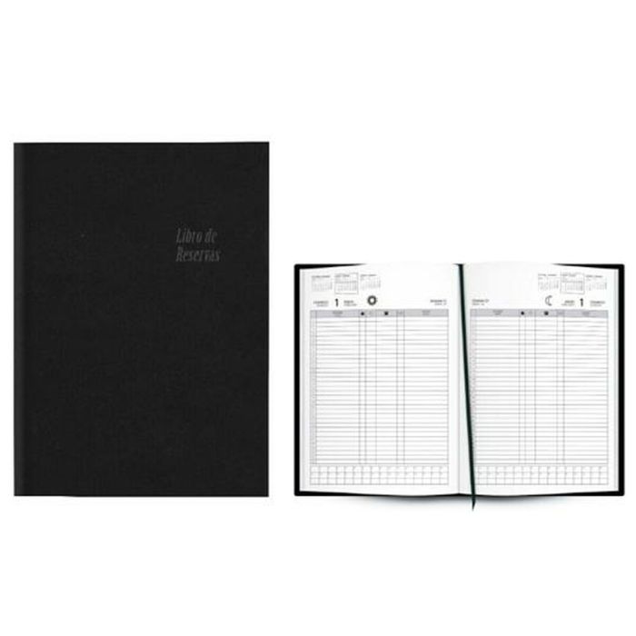 Libro de Reservas Ingraf 2024 Negro A4 22 x 31 cm Libro de Reservas Ingraf 2024 Negro A4 22 x 31 cm