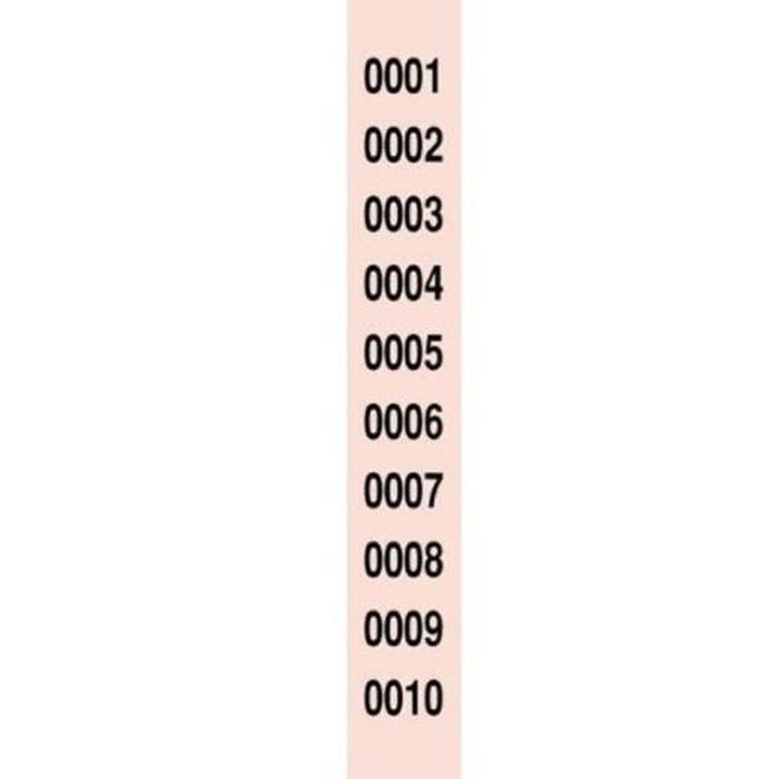 Tiras de Números para Rifa 1-2000 (30 unidades) 1