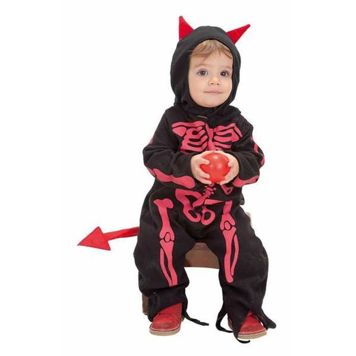 Disfraz para Bebés 0-12 Meses Diablo Esqueleto Mono de Vestir