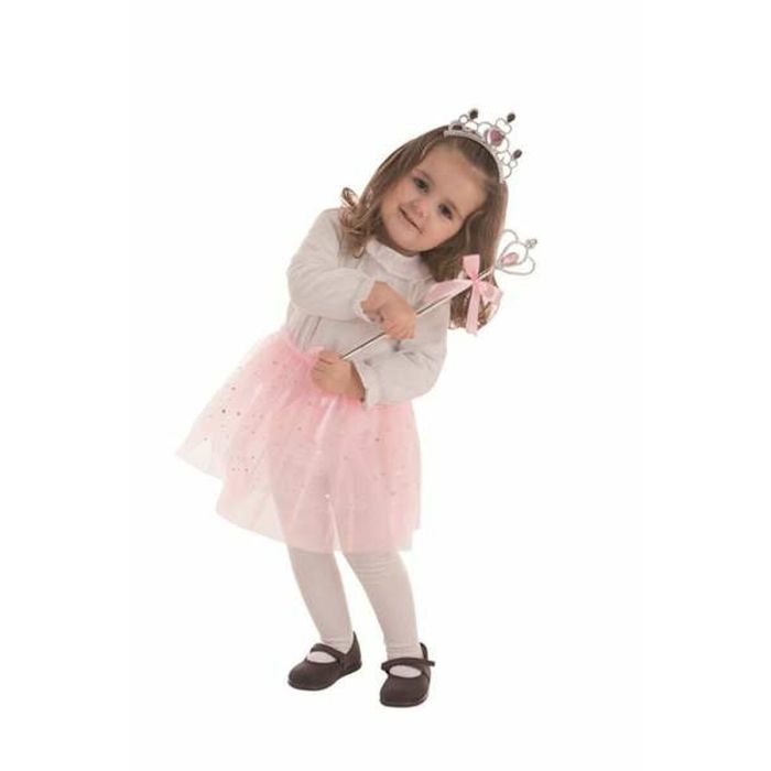 Disfraz infantil princesa hielo rosa set 3-6 años