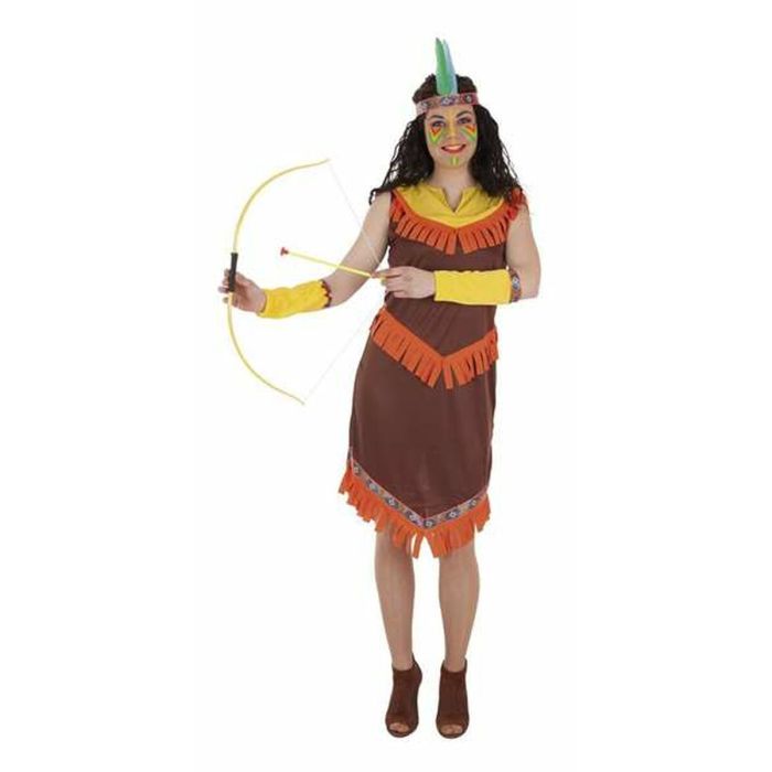 Disfraz para Adultos Mujer Indio Americano M/L (3 Piezas)