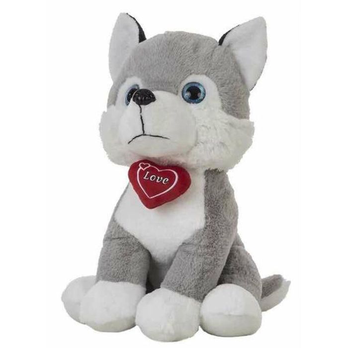 Peluche Husky Corazón 48 cm