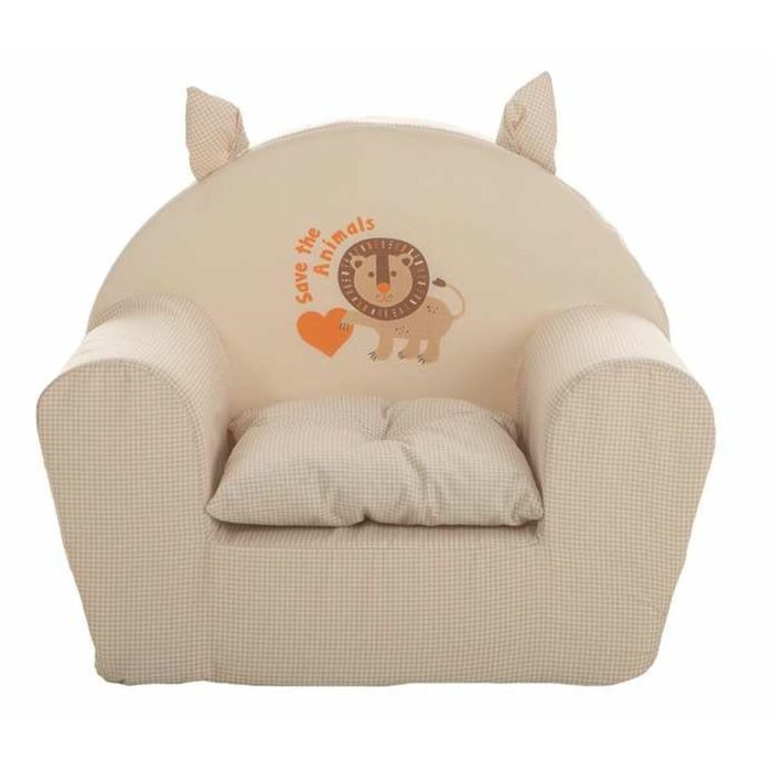 Sillón Infantil Jungle 44 x 34 x 53 cm Beige