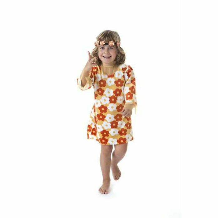 Disfraz para Niños Flores Hippie Naranja 2