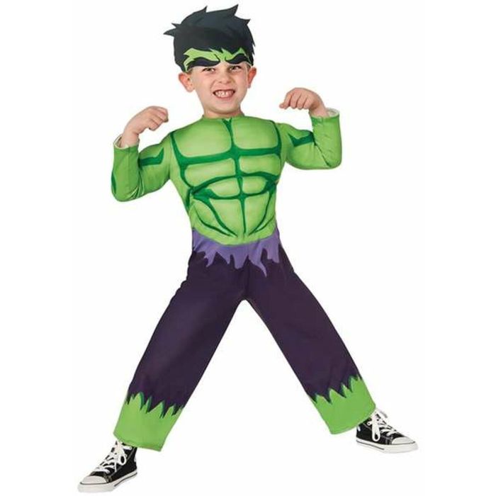 Disfraz para Niños 7-9 Años Hulk (2 Piezas)