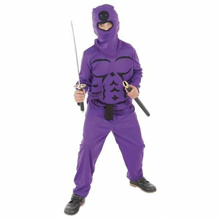 Disfraz Infantil Ninja Lila T-M 7-9 Años