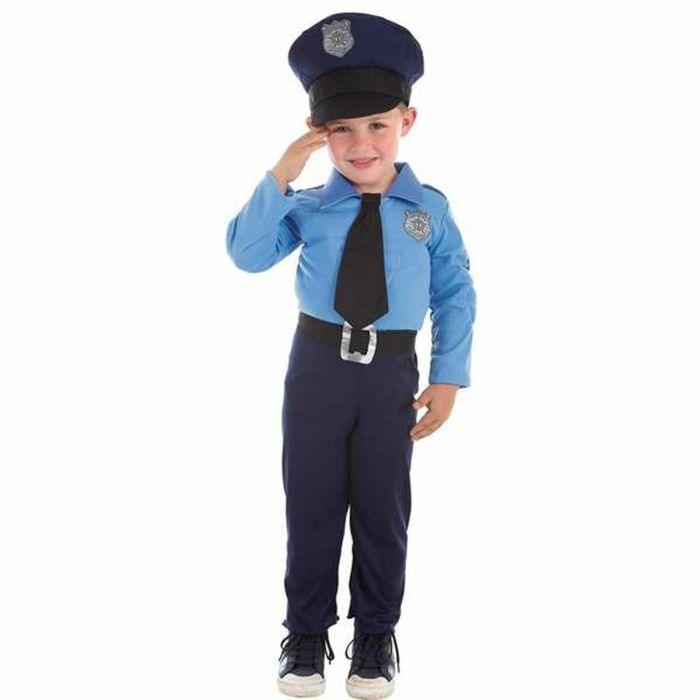Disfraz para Niños Policía Musculoso (4 Piezas)