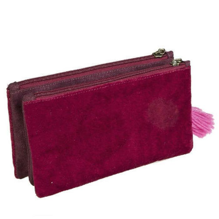 Portatodo Triple Coquette 16007090700 Fucsia 21 x 11 x 5 cm 2