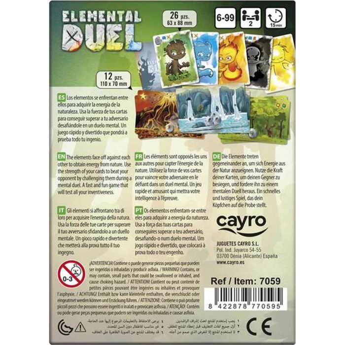 Juego de Mesa Cayro Elemental Duel 2