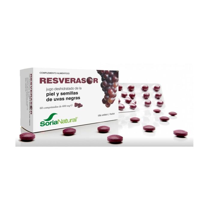Tratamiento Facial Hidratante Soria Natural Resverasor 600 mg (60 comprimidos)