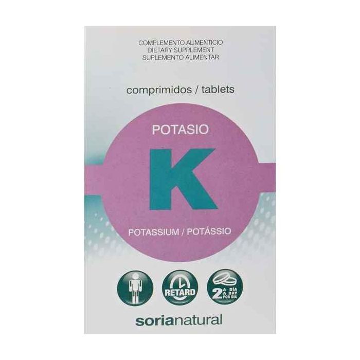 Complemento Alimenticio Soria Natural Potasio K (20 uds) (Reacondicionado A+)