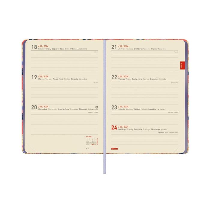 Agenda Finocam Natural Tiger Escolar 2023-2024 Multicolor 11,8 x 16,8 cm 5 Agenda Finocam Natural Tiger Escolar 2023-2024 Multicolor 11,8 x 16,8 cm 5