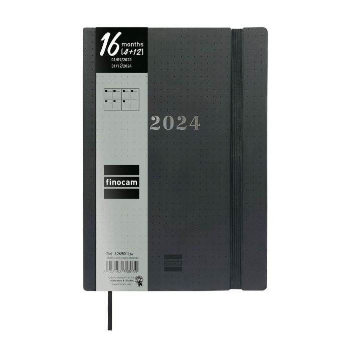 Agenda Finocam Dotted 2023-2024 14 x 20,4 cm Negro 6