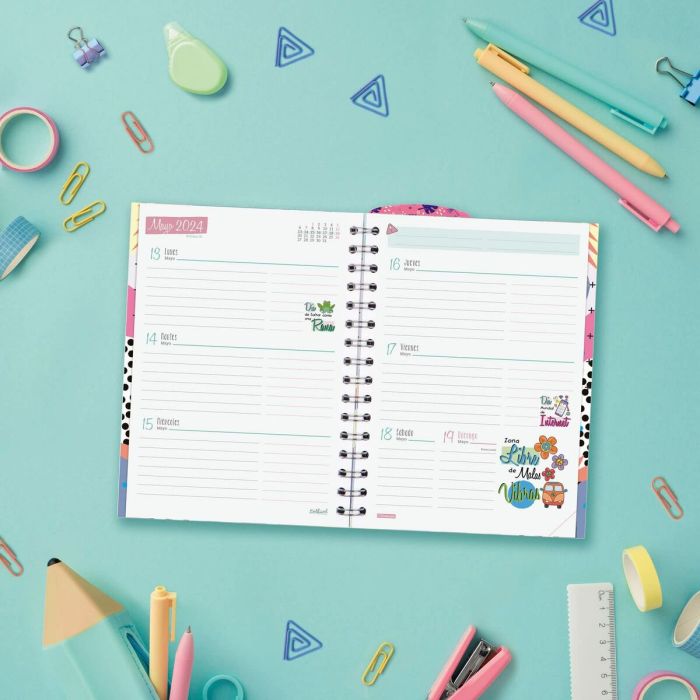Agenda Finocam Talkual Aventura Escolar 2023-2024 Multicolor 1/8 12 x 16,9 cm 7