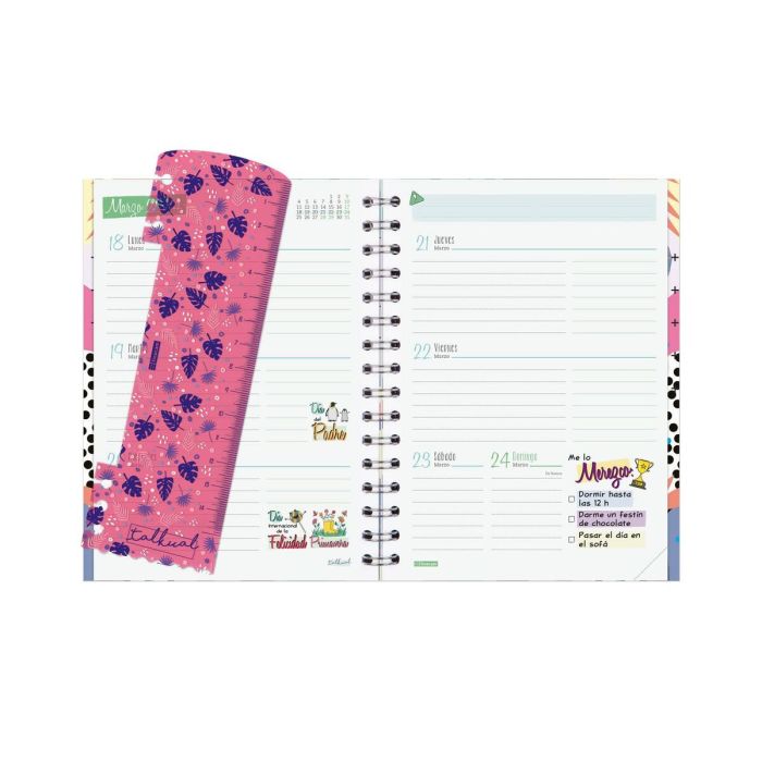 Agenda Finocam Talkual Aventura Escolar 2023-2024 Multicolor 1/8 12 x 16,9 cm 6